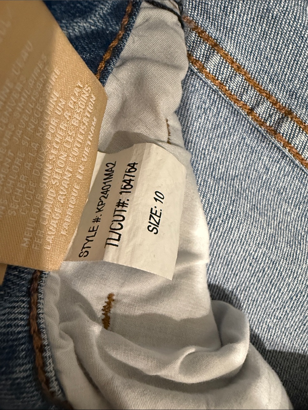 Kut from the Kloth Selena Baggy Straight Low Rise Light Blue Wide Leg Jeans - Picture 6 of 14